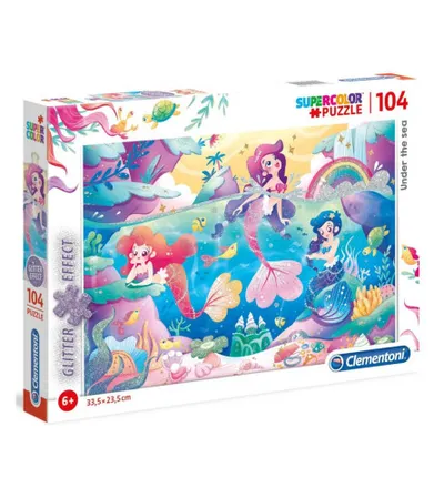 CLEMENTONI Igračka puzzle Disney sirene 104 dijela 87324