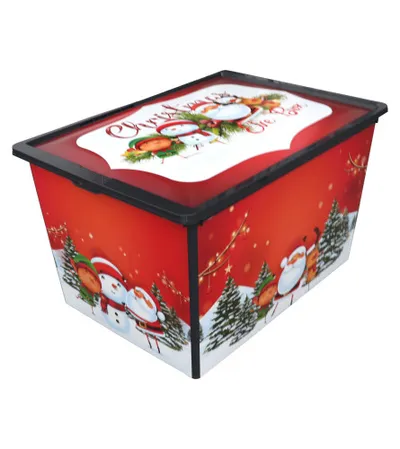 QUTU Kutija za odlaganje 37x52,5x31cm 50l Santa Claus 5472