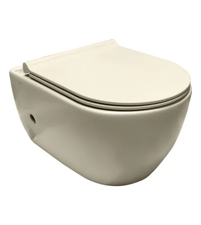 TURKUAZ WC školjka City Rimless 019108-D-97 cappucino mat
