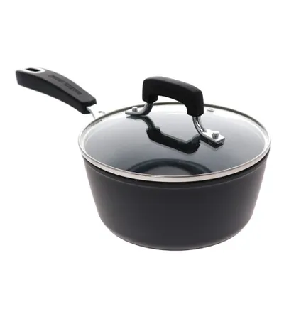 BAKERS SECRET Šerpa s poklopcem 18cm BS11402 crna