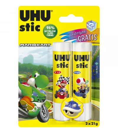 UHU Ljepilo Mario kart 2x21g sa gumicom 55780