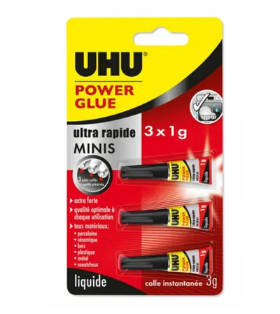 UHU Ljepilo sekundarno 3x1g 34655