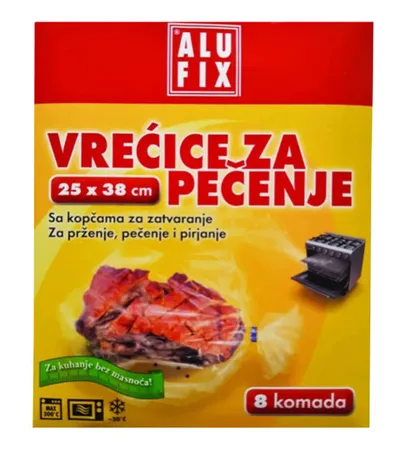 ALU-FIX Vrećice za pečenje 8/1 25x38cm BH