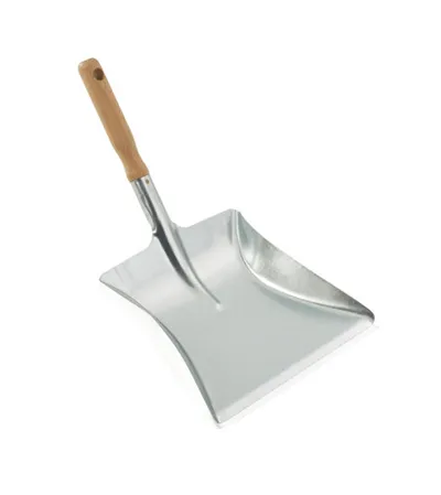 MASTER Lopatica metalna za smeće sa drvenom ručkom 41403