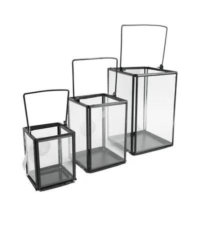 MASTER Lampioni set 3/1 crni 0187