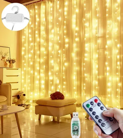 MASTER Zavjesa sa 300 LED sijalica 3x3m sa daljinskim upravljačem 651302