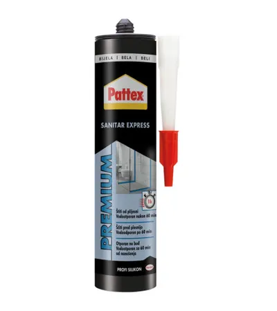 PATTEX Silikon Sanitar Express bijeli 280ml