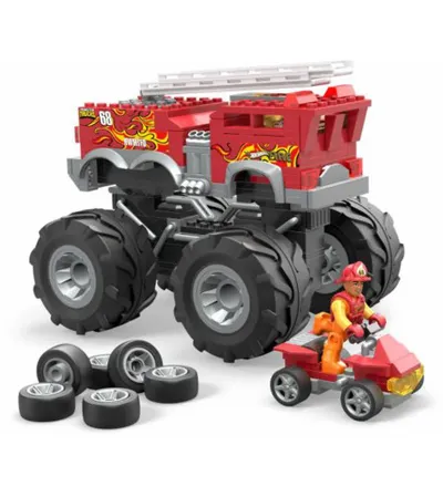 HOT WHEELS Igračka kocke za sklapanje Monster Truck HHD19