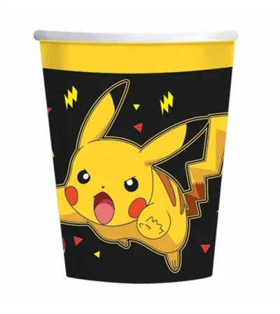 AMSCAN Čaše pokemon 237ml set 8/1 991716-66