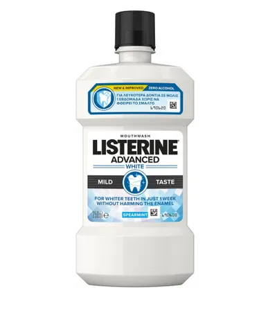 LISTERINE Vodica za usta Advanced White Mild 250ml