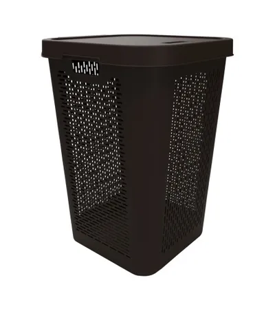 QUTU Korpa za veš 55l Q Basket smeđa