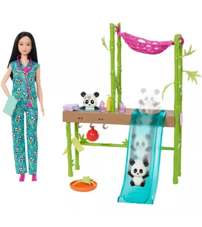 MATTEL Igračka Barbie u centru za brigu o pandama 406535