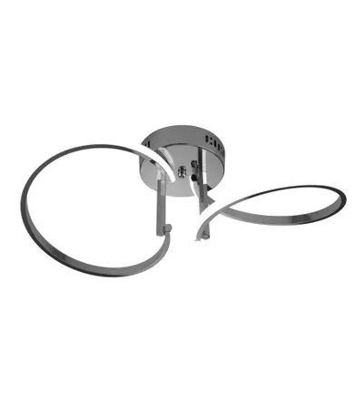 MASTER Luster LED stropni 30Wx2 3000-6000K GS-623486 CR sivi