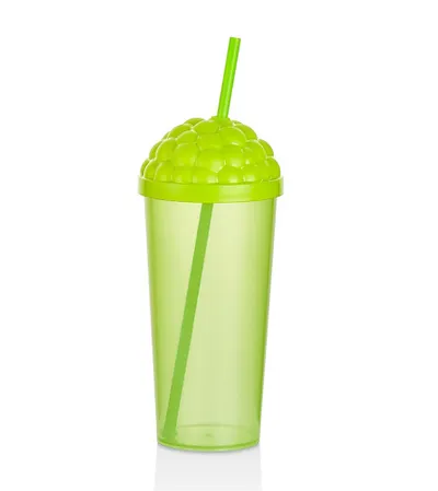 QLUX Čaša sa slamkom 700ml L-00887 grožđe