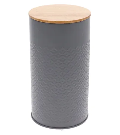 BRABANTIA Kutija metalna sa bambus poklopcem fi9cm 1133-8939850