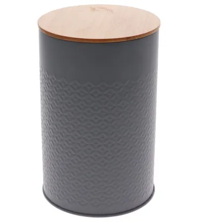 BRABANTIA Kutija metalna sa bambus poklopcem fi11cm 1133-8862852