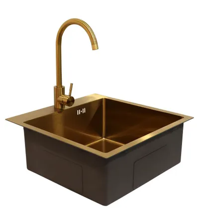 MASTER Korito za sudoper sa baterijom 50x50x20cm SUS304 D5050H-G zlatno
