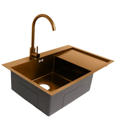 MASTER Korito za sudoper sa baterijom 78x50x20cm SUS304 D7850H-C bakar