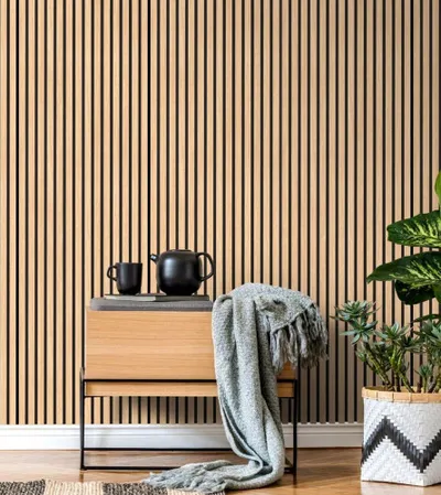 MASTER Panel akustični obli 270x60cm MDF hrast 6007C
