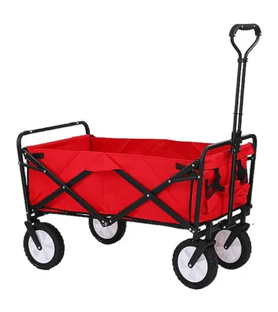 MASTER Kolica sklopiva transportna FW1801 crna/crvena