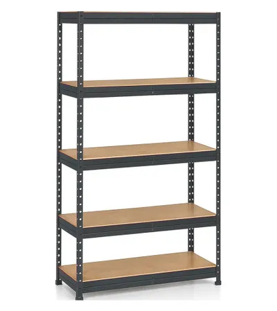 MASTER Polica metalna 5 nivoa 180x90x40cm QT6128-1 antracit