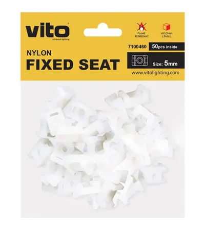 VITO Obujmica za vezice 5mm 50/1 7100460 bijela