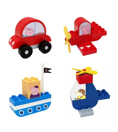 PEPPA PIG Igračka kocke za slaganje vozila 24 dijela 565726