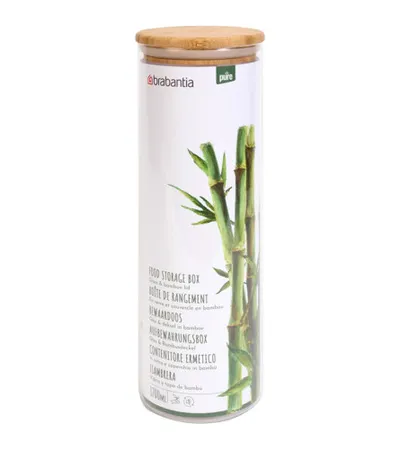 BRABANTIA Tegla staklena sa bambus poklopcem 1700ml 569708
