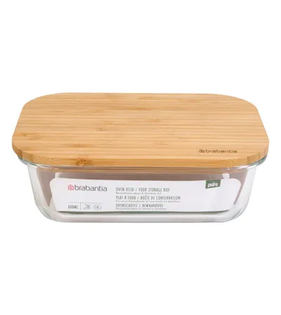 BRABANTIA Zdjela staklena sa bambus poklopcem 660ml 569713