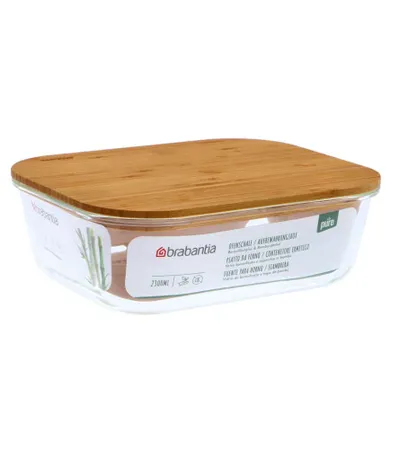 BRABANTIA Zdjela staklena sa bambus poklopcem 2300ml 569704