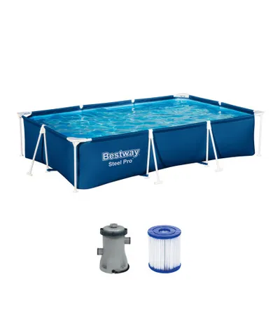 BESTWAY Bazen Steel Pro Frame sa pumpom 300x201x66cm 56411