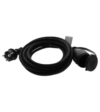 MASTER Kabal produžni gumeni 5m H05RR-F GEL-020A crni