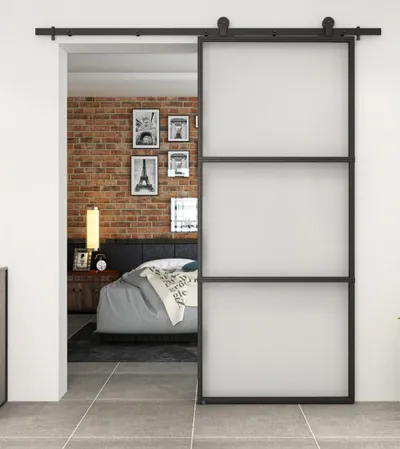 MASTER Vrata klizna staklena 100x205cm mraz staklo TM-A03