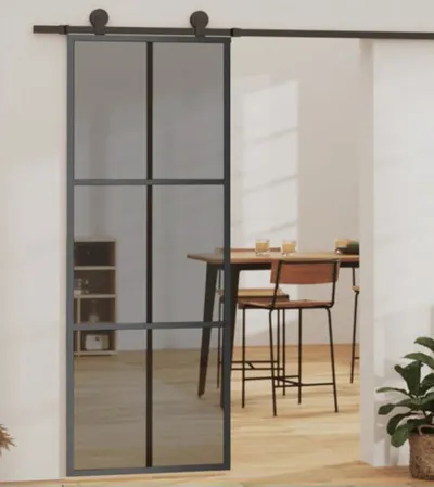 MASTER Vrata klizna staklena 100x205cm tamno staklo TM-A06