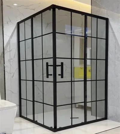 MASTER Staklo tuš kabine 90x90x185cm KS-JF-530-3GS sivo