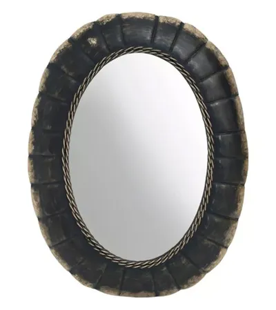 MASTER Ogledalo ovalno 60cm SELDOR 592 sivo