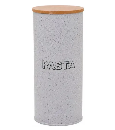 MASTER Kutija metalna za tjesteninu sa drvenim poklopcem 11x27cm BD603 bijela