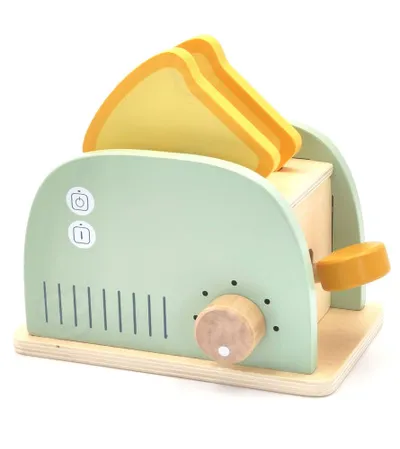 TOOKY TOY Igračka drveni toster set TJ272