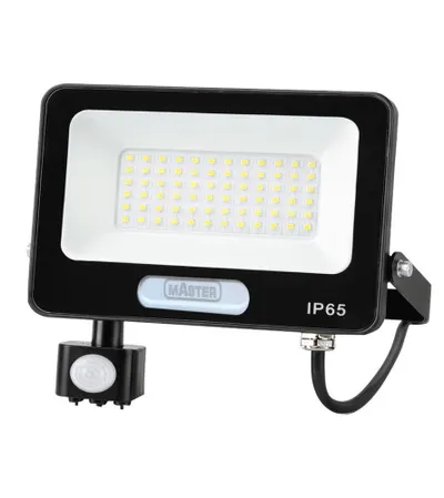 MASTER Reflektor LED sa senzorom 100W 6500K AC220-240V HB24-100WS crni