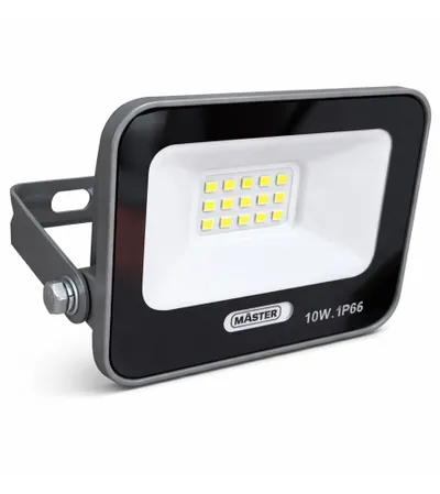 MASTER Reflektor LED 10W 6500K HB24 sivi