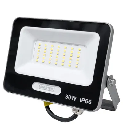 MASTER Reflektor LED 30W 6500K AC220-240V HB24-30W sivi