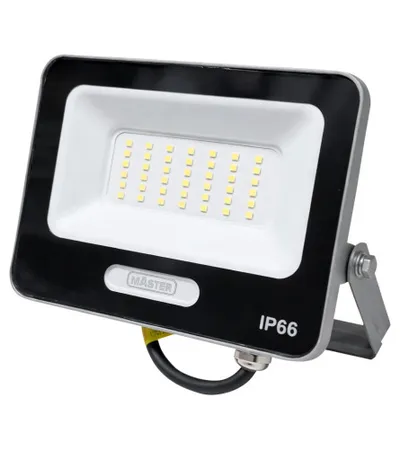 MASTER Reflektor LED 50W 6500K AC220-240V HB24-50W sivi