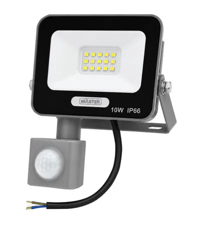 MASTER Reflektor LED sa senzorom 10W 6500K HB24-10WS sivi