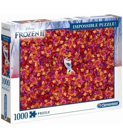CLEMENTONI Igračka puzzle Impossible Disney Frozen Olaf 1000 dijelova 402652