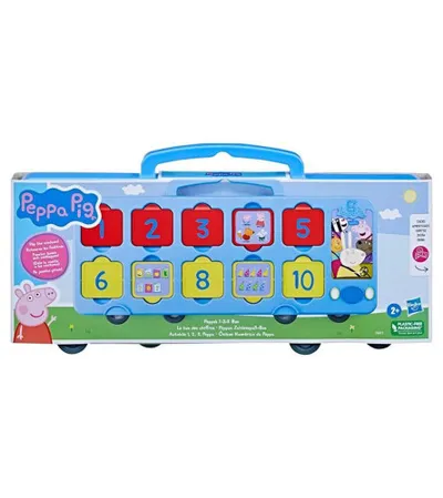 HASBRO Igračka drveni vozić sa brojevima PEPPA PIG 30234132