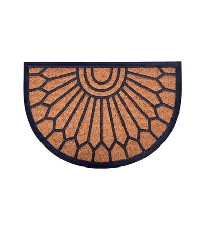 MASTER Otirač za noge Panama mat-geometric polukružni 40x60x0,8cm