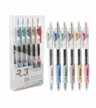 M&G Olovka hemijska gel 0,5mm set 6/1 AGP023R4