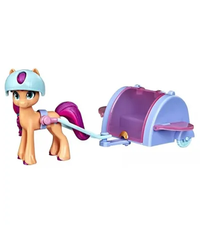 HASBRO Igračka My Little Pony sa kočijom set movie Magic F2449