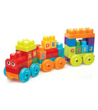 MEGA BLOKS Igračka kocke za slaganje ABC vozić 60/1 DXH35