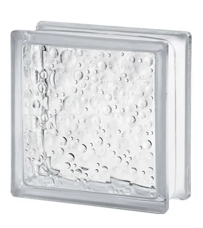 SEVES GLASS BLOCK Prizma staklena 19x19cm CLEAR SAVONA 1919/8 SGB